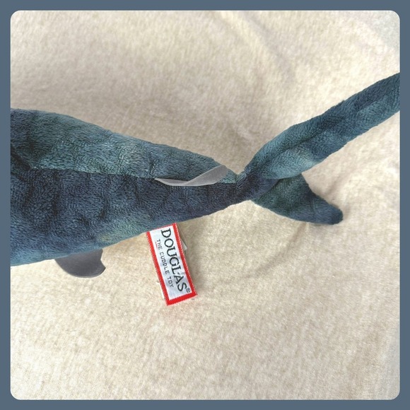 Douglas Plush Great White Shark Stuffed Animal Toy Cuddle Pal Kids Room Decor - Picture 2 of 6